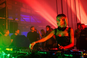 Layla DJ'ing