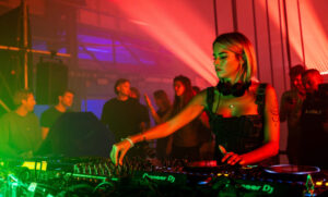 Layla DJ'ing